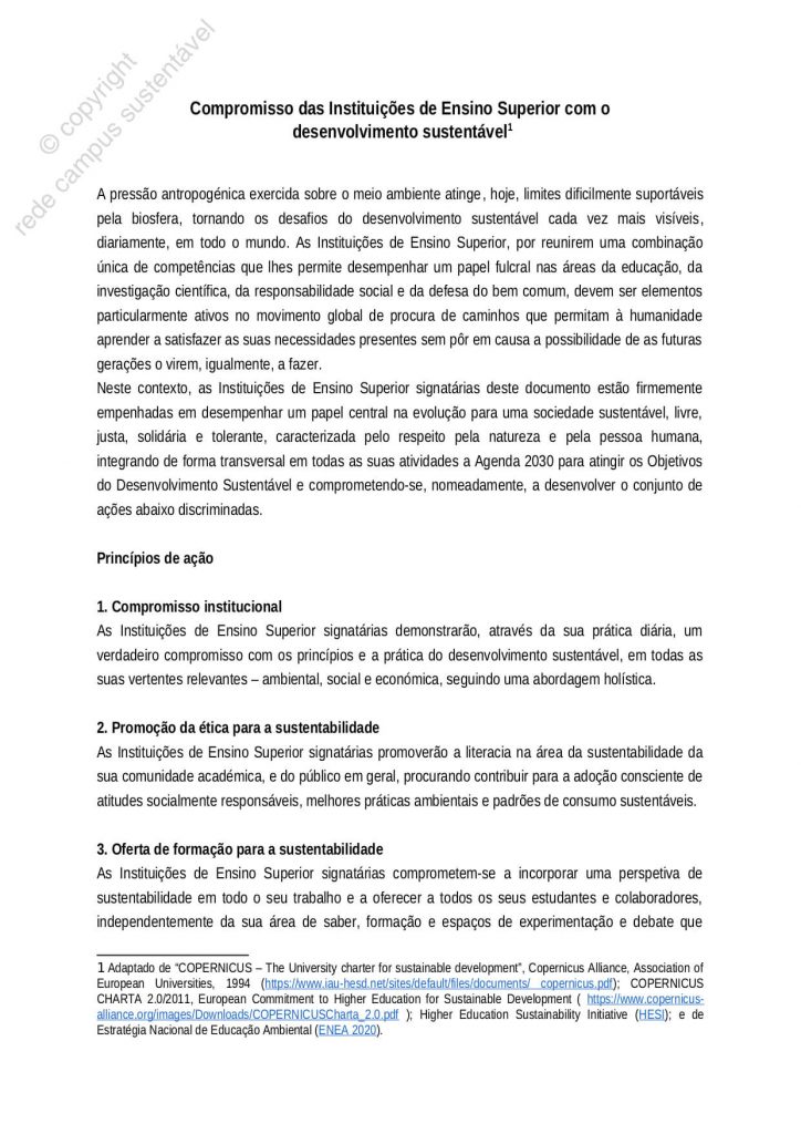 Carta de Compromisso - RCS Portugal