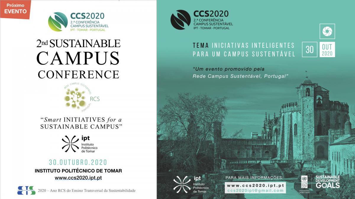 Conferência Campus Sustentável - CCS2020 - RCS - IPT Cartaz