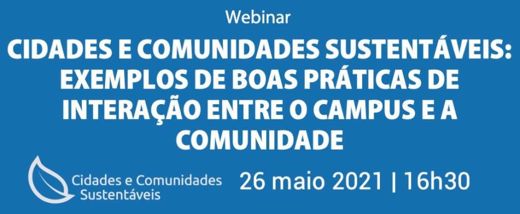 Webinar Cidades e Comunidades Sustentáveis