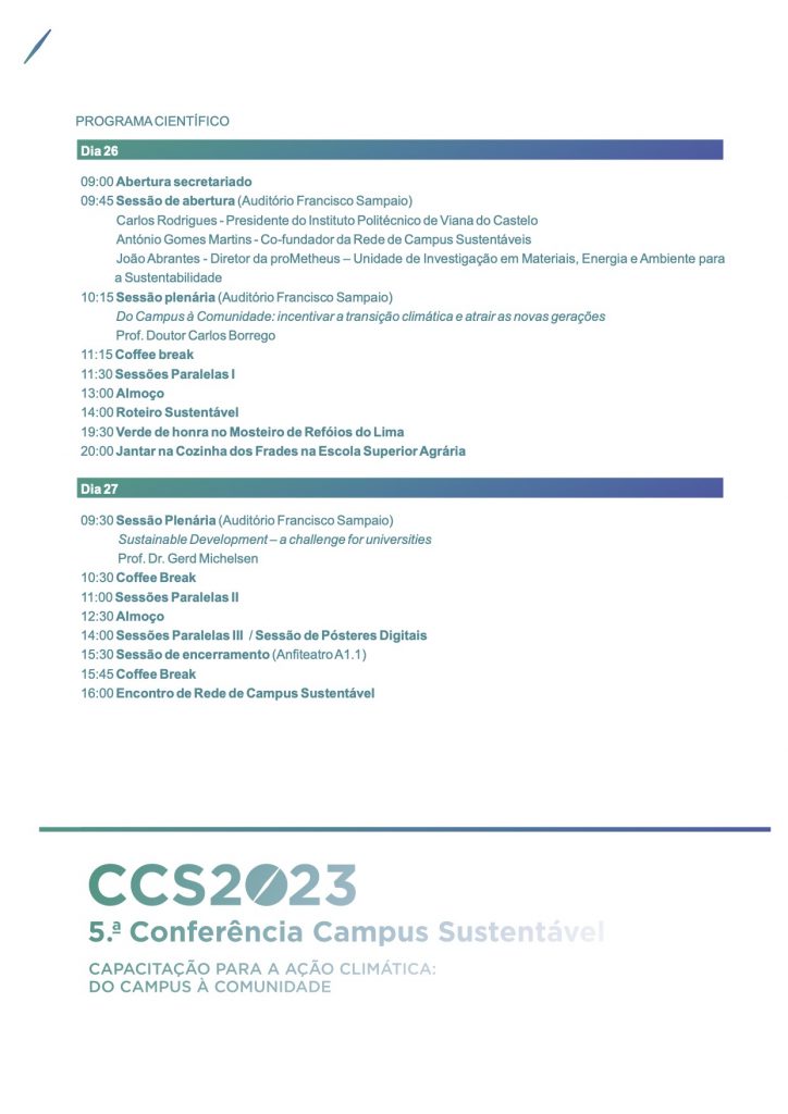 Programa da CCS2023